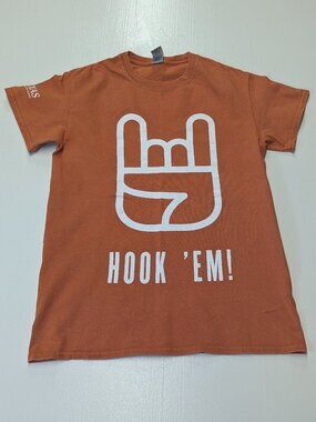 University of Texas Longhorns Burnt Orange Tee Size Small *Flaws